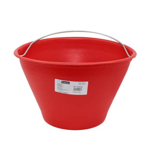 Secchio da muratore Emi - Ø 34 cm - 8 litri - colore rosso - 8109148